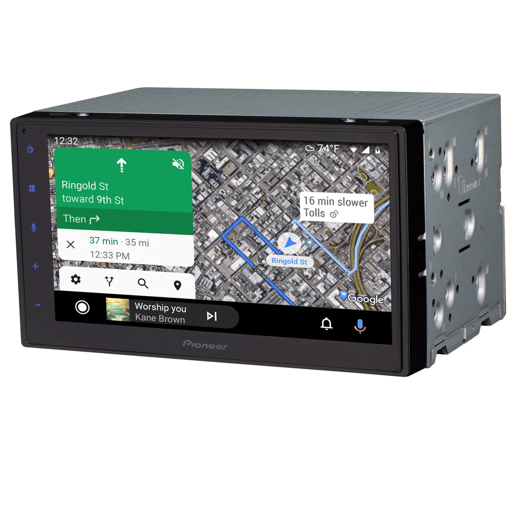 Double Din Digital Media Receiver with 6.8 Touchscreen and Bluetooth H511