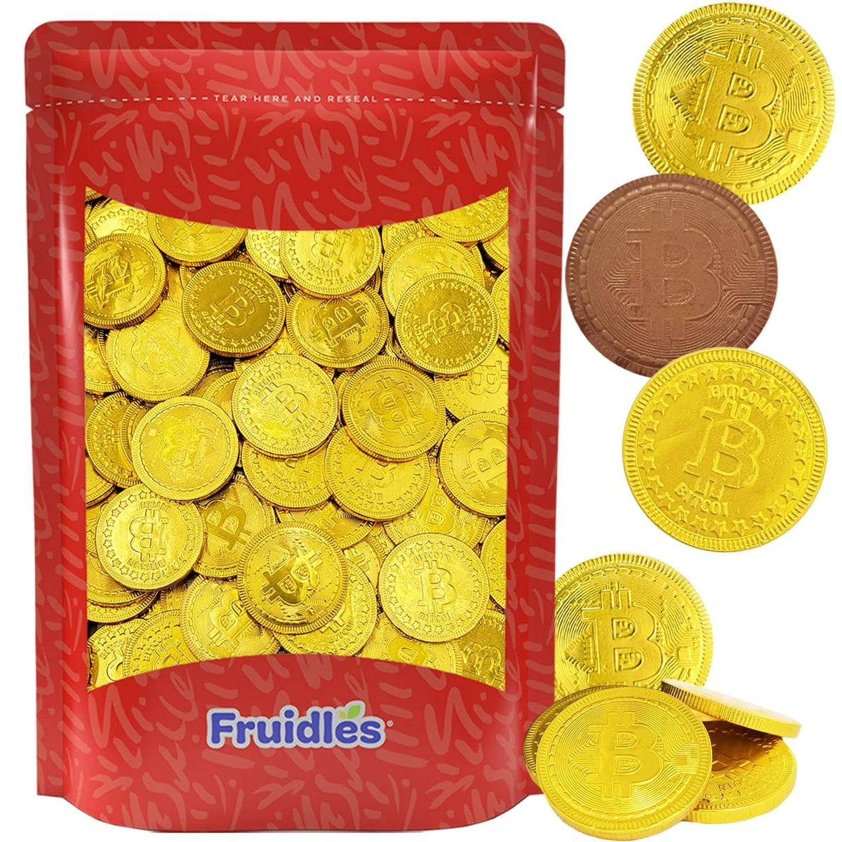 Chocolate Coins, Belgian Chocolate, Gluten-Free, Non-Gmo, Kosher Dairy (50-Pack) N35747