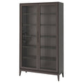 Brown Glass-Door Cabinet H569692