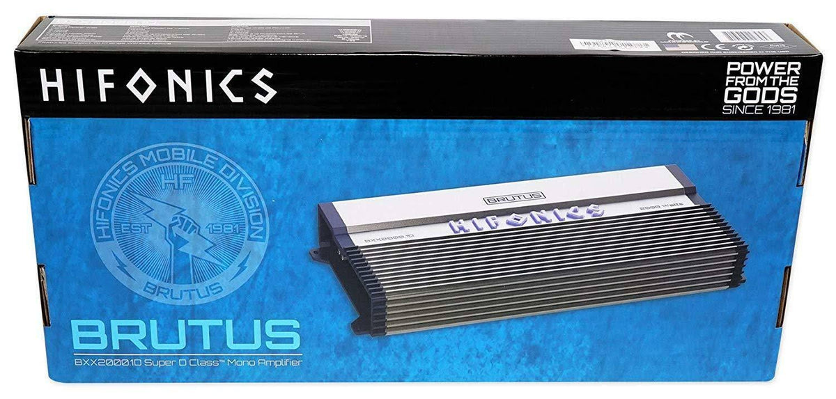 2000W RMS Mono Car Subwoofer Amplifier with Amp Kit C93174