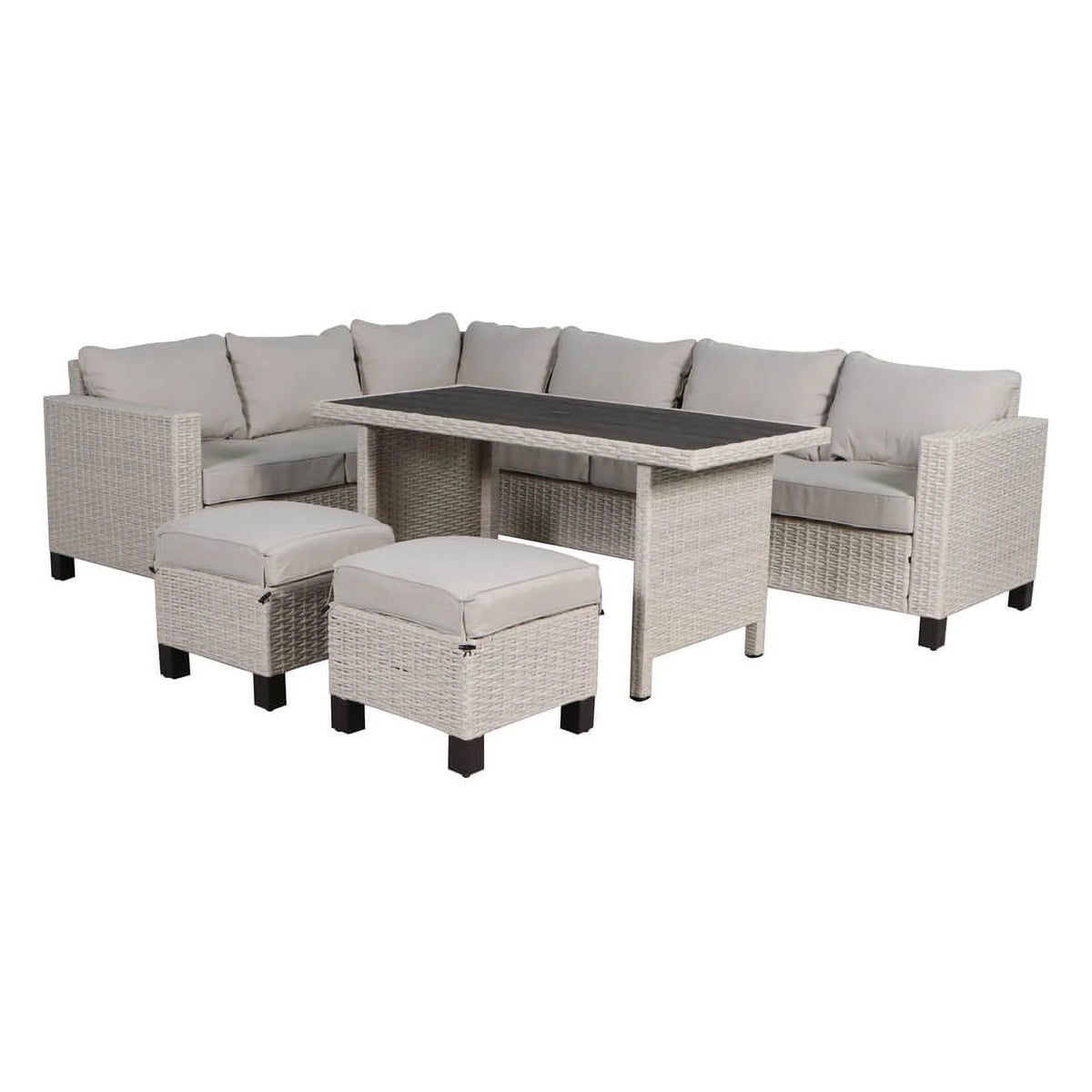 5-Piece Wicker Sectional Dining Set M512