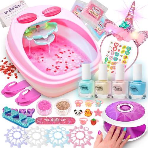 Glow in Dark Kids Spa Day Kit 42+ Pieces M955308
