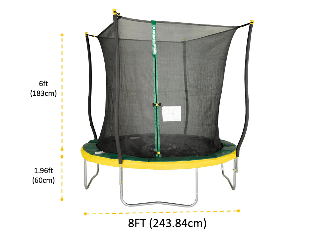 8' Trampoline with Safety Enclosure E9033