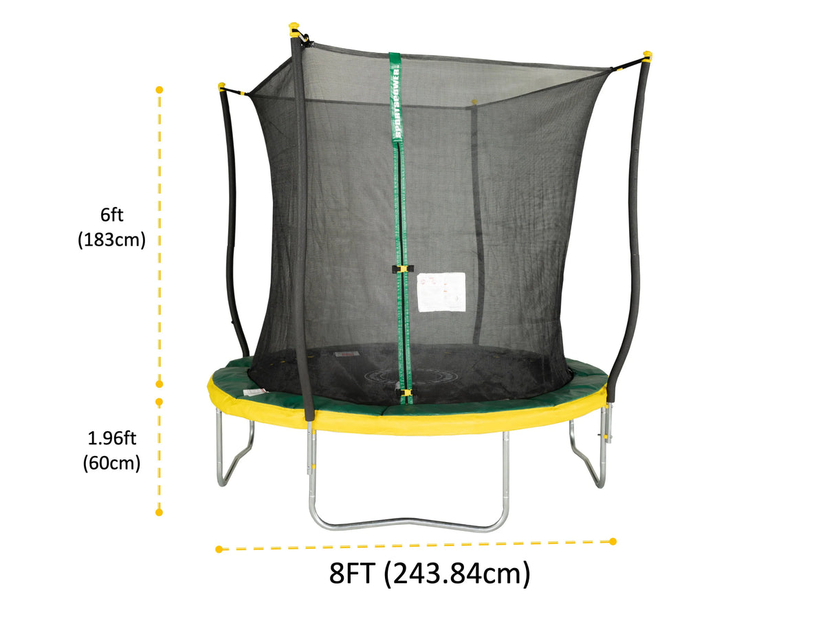 8' Trampoline with Safety Enclosure E9033
