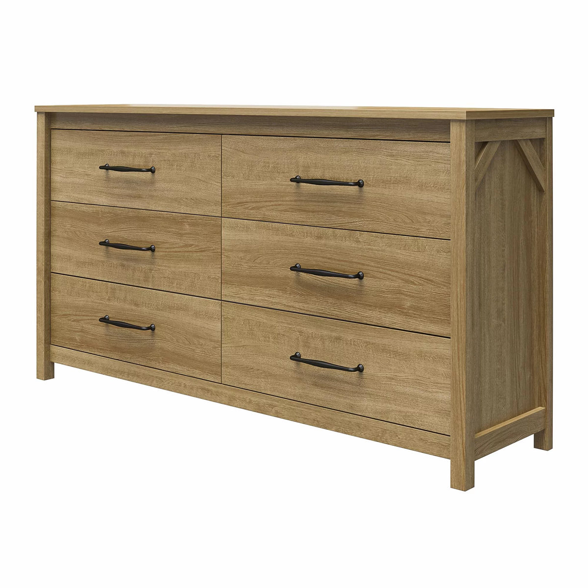 6 Drawer Wide Dresser Natural S32440