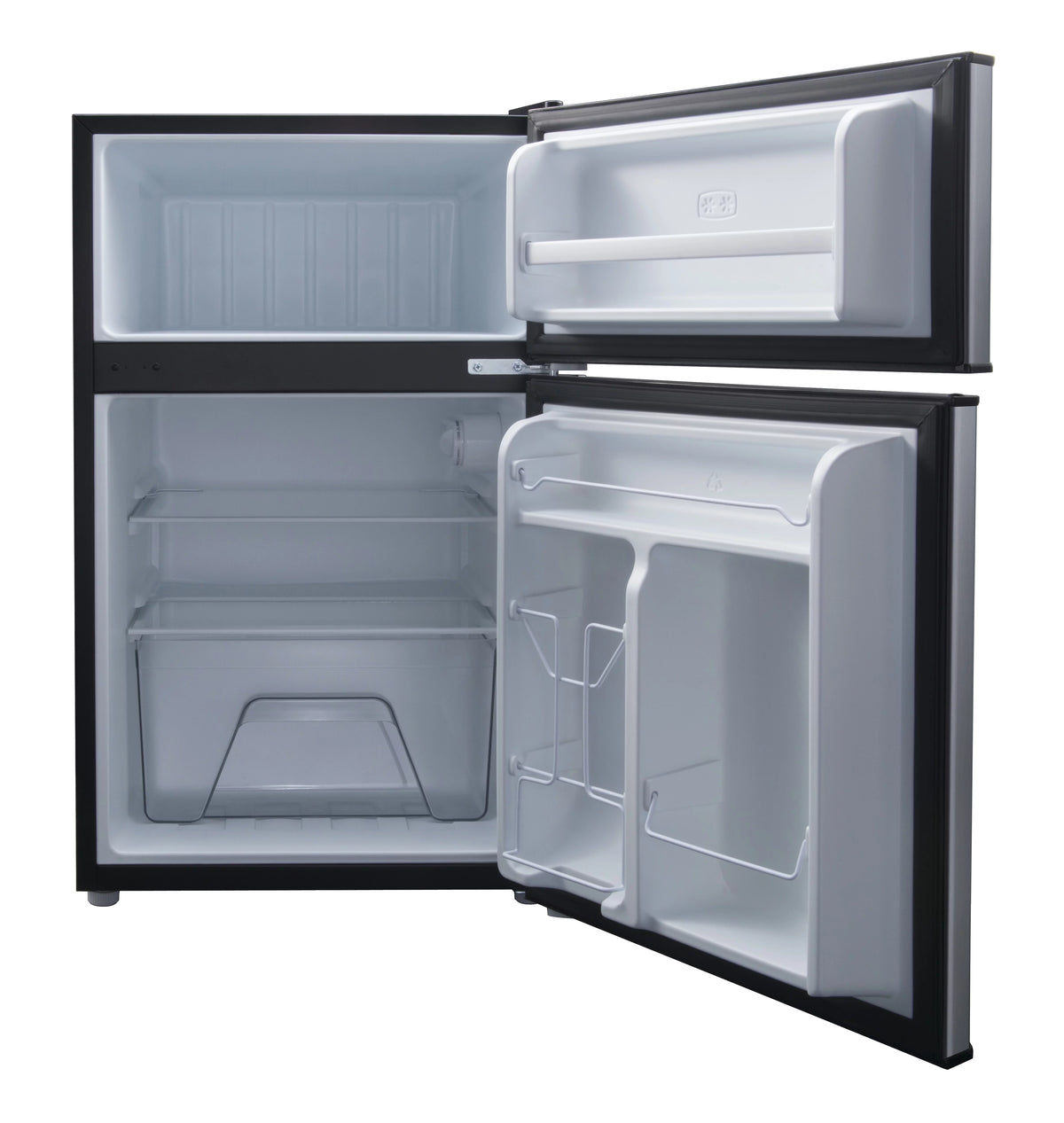 3.1 Cu ft Two Door Mini Fridge with Freezer F597420