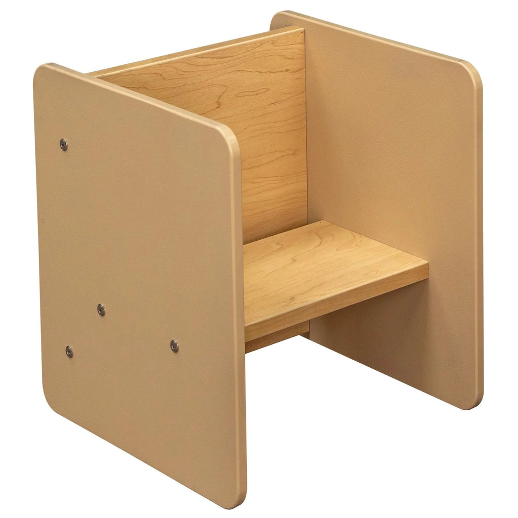 Wood 2-in-1 Activity Cube Chair Set of 2 J578308