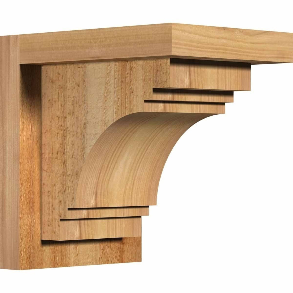 Rough Sawn Corbel with Backplate O720