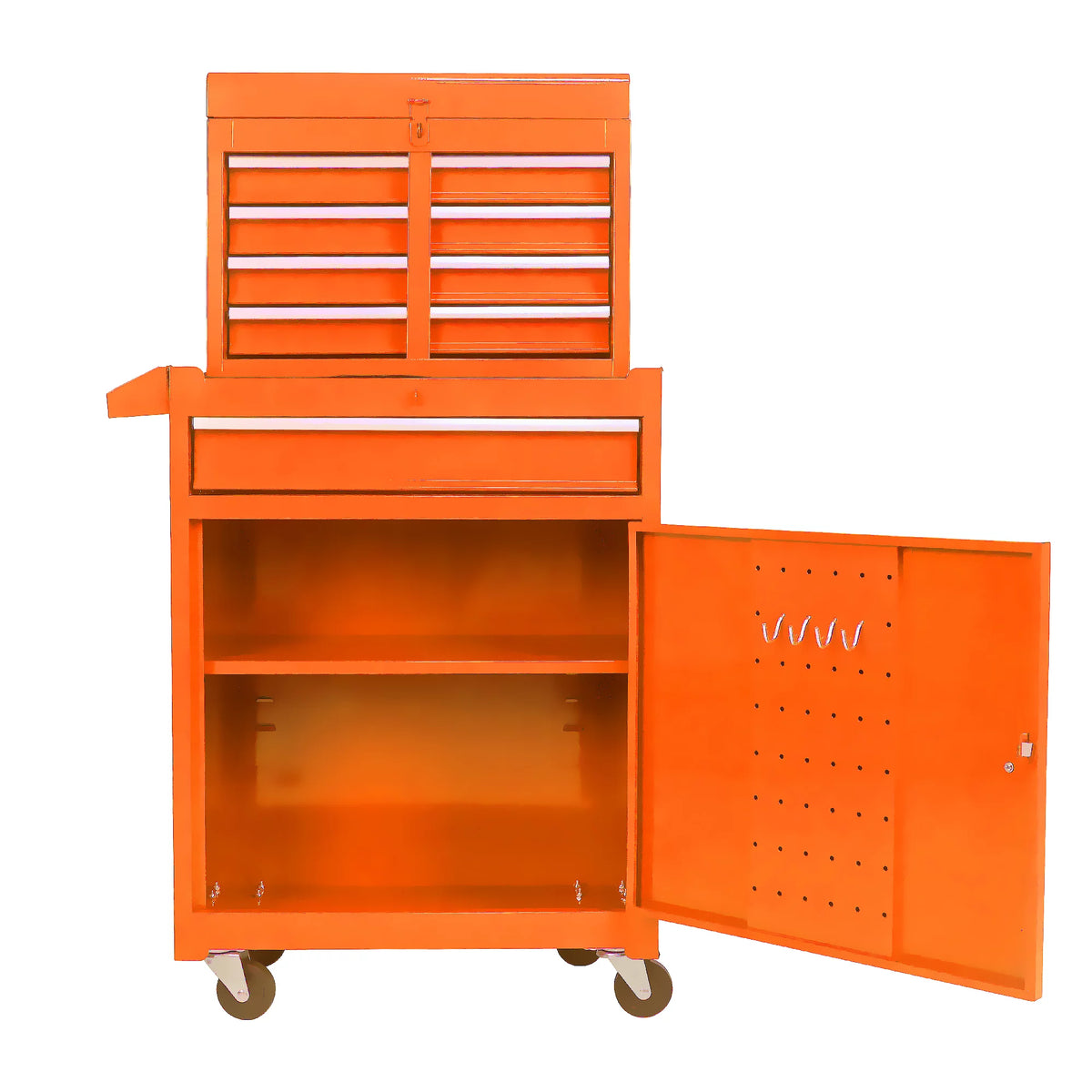 Black 4 Drawer Stainless Steel Rolling Tool Chest and Cabinet G905270