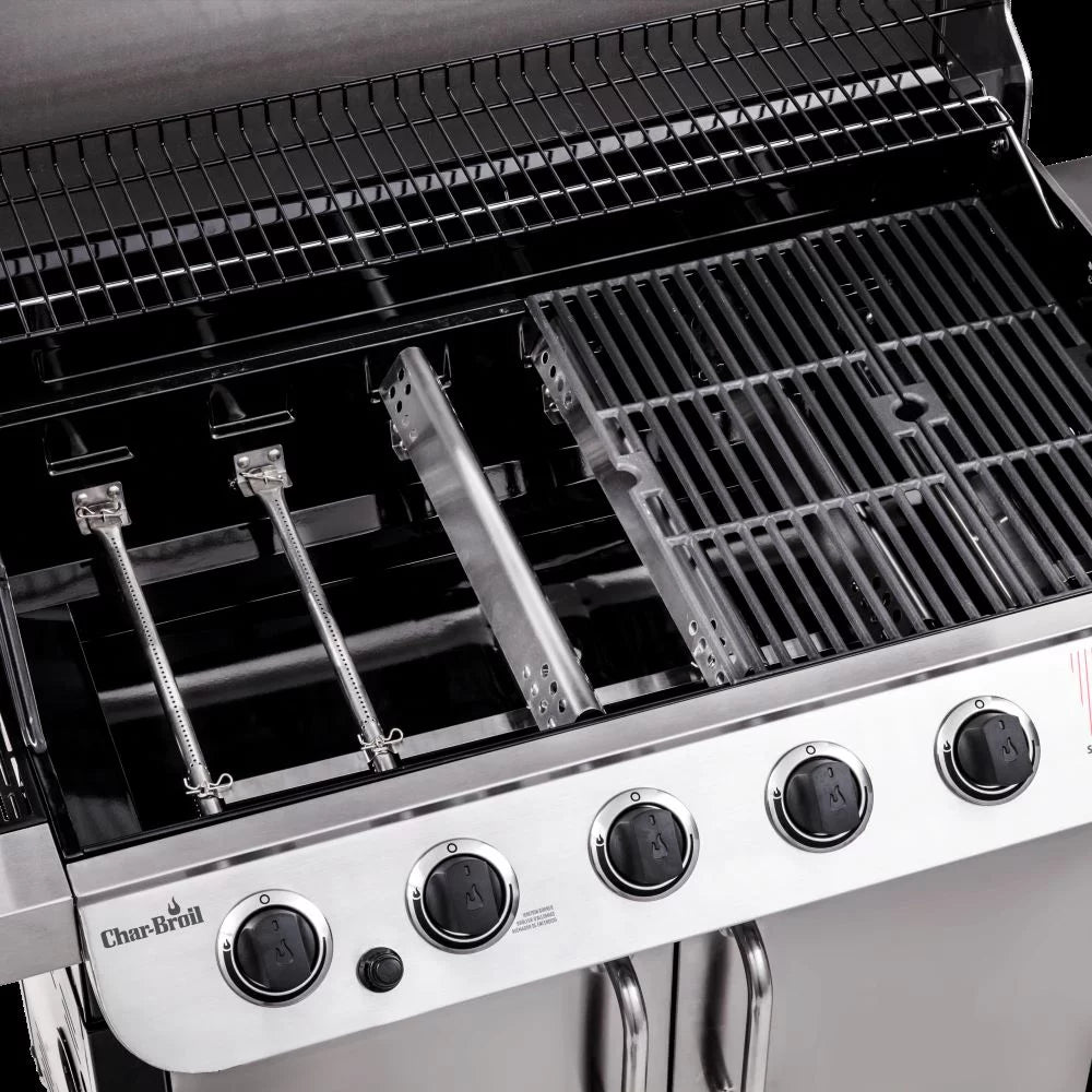 6-burner Liquid Propane Gas Grill with Side Burner W11428