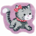 Cat Latch Hook Kit 71 x 66cm 100% Acrylic K7925