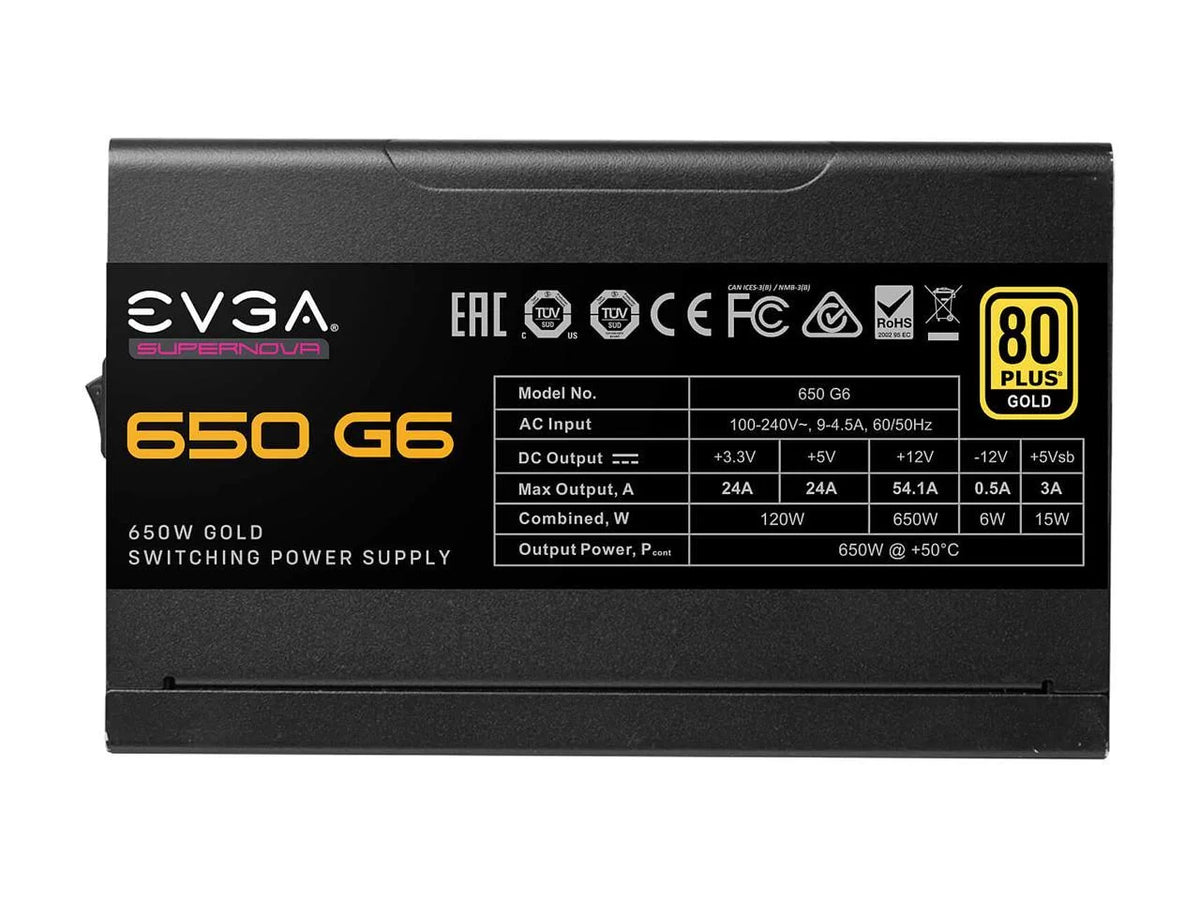 650W 80 Plus Gold Fully Modular Compact Power Supply Z468969