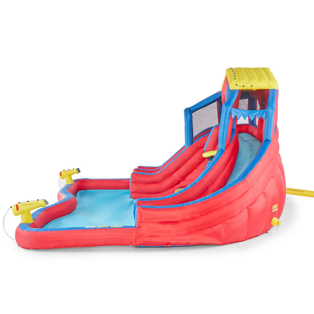 Inflatable Play Water Park with Slides and Water Cannons Q59926
