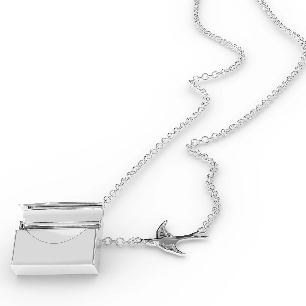 Silver Locket Necklace U933955