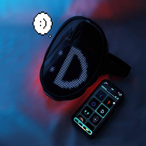 Led Mask with Rechargeable App Controlled Q8110