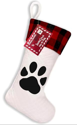 20 inch Dog Christmas Stocking J22852