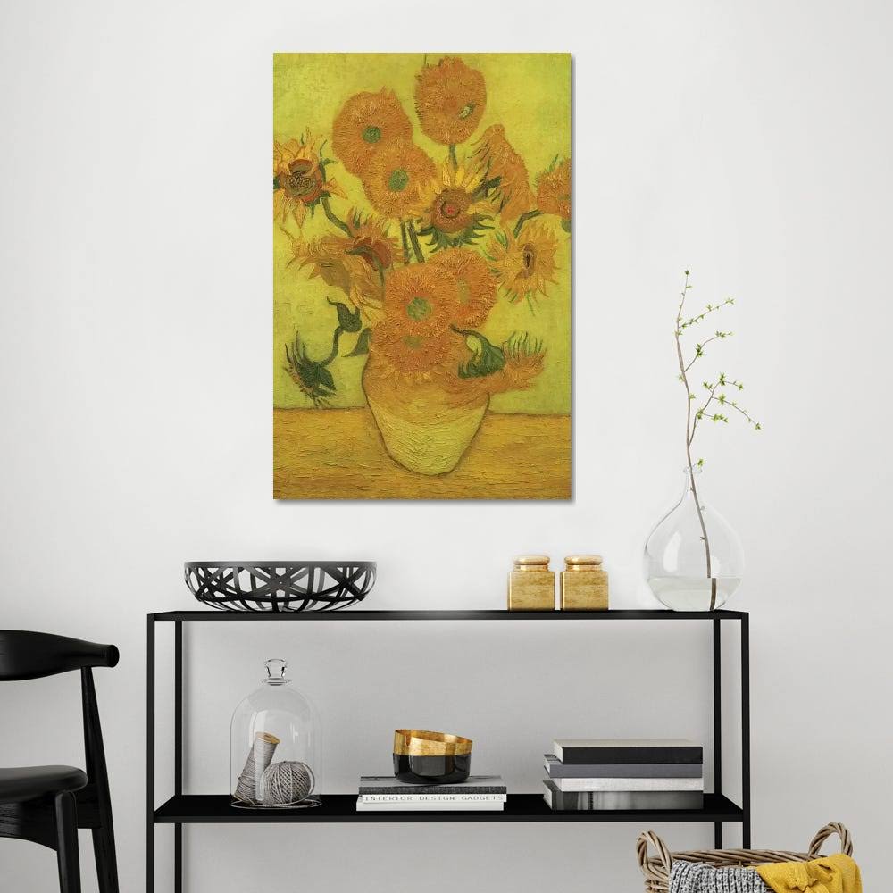 Van Gogh Sunflowers 1889 Canvas Art Print R150763