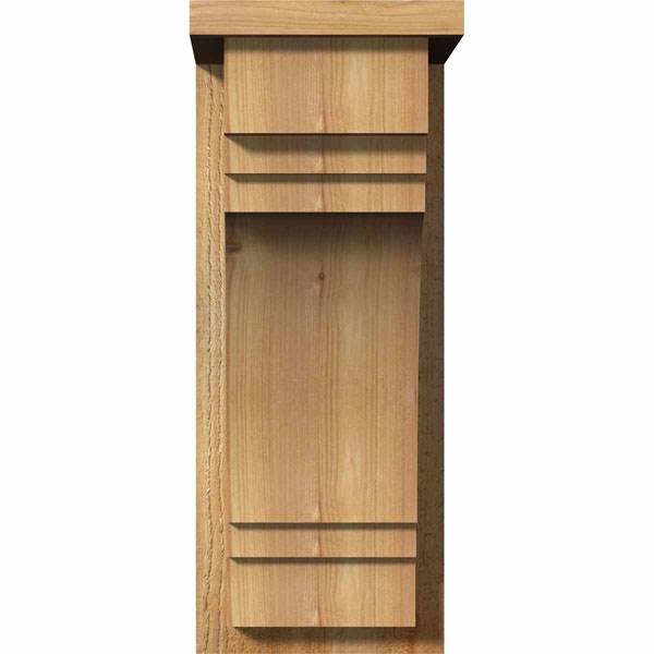 Rough Sawn Corbel with Backplate O720