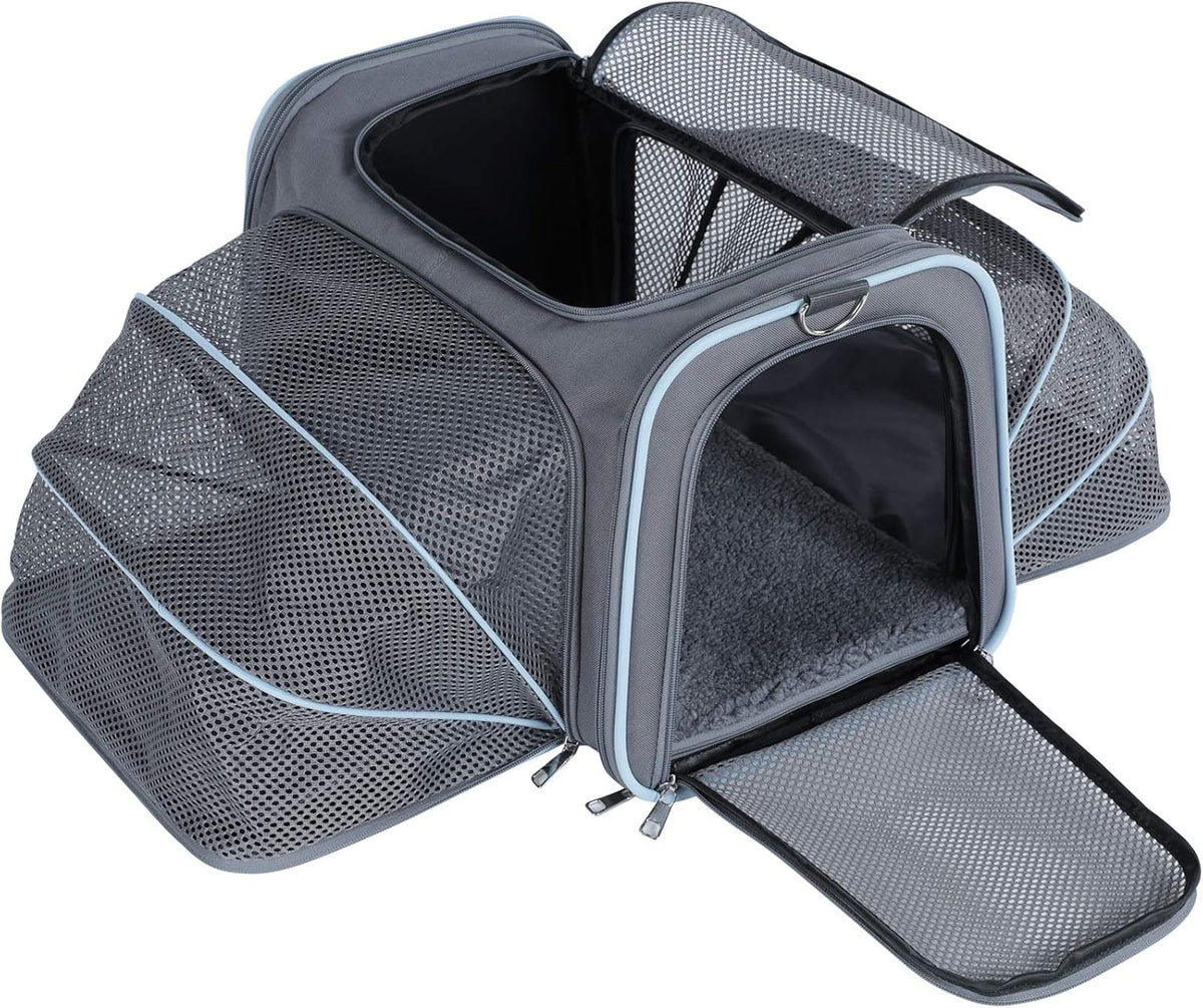Airline Approved Expandable Soft-Sided Pet Carrier Pack of 2 X808