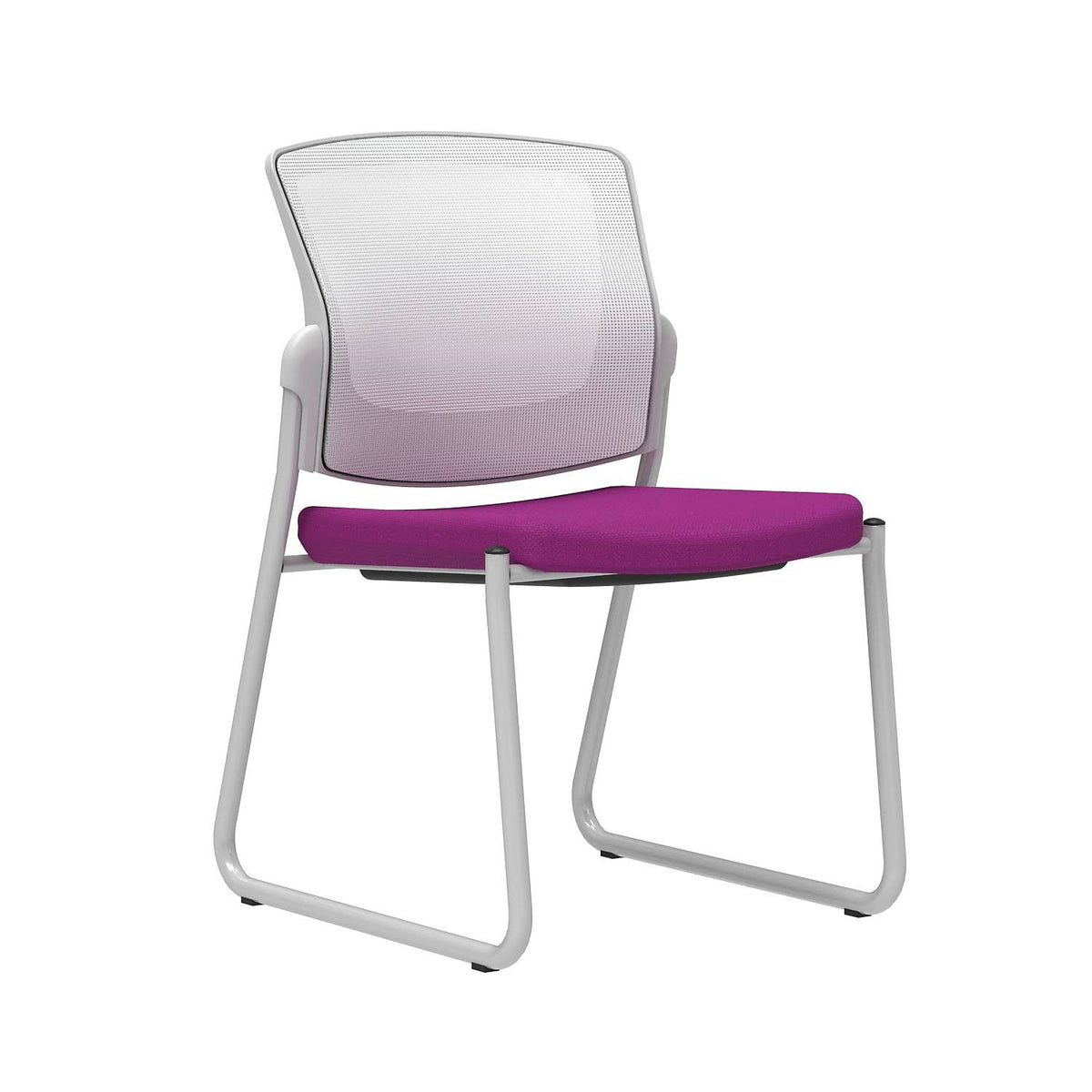 Fabric Guest Chair Amethyst Armless A36311