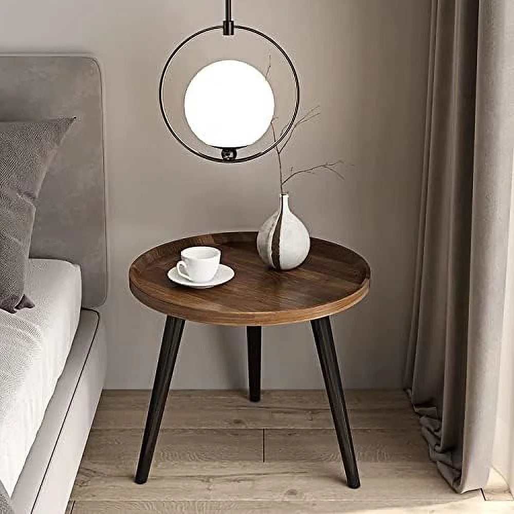 Brown Oval Nesting Coffee Table Set of 2 P91477
