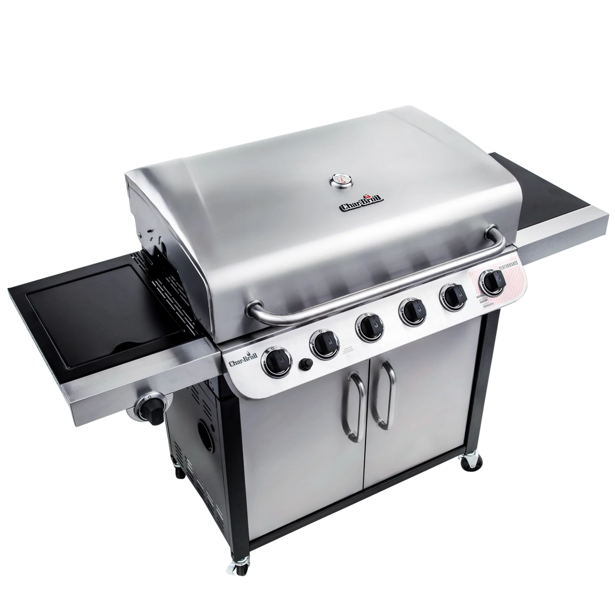 6-burner Liquid Propane Gas Grill with Side Burner W11428