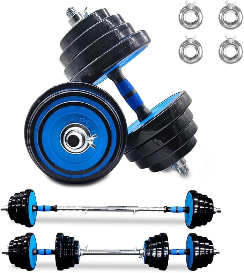 Adjustable 44lbs Dumbbells Barbell Set N59659