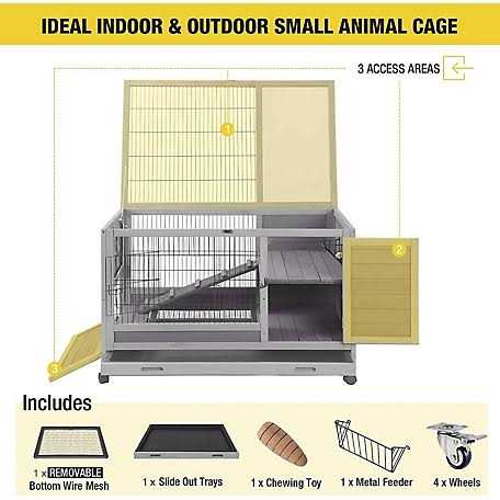 Rabbit Hutch Indoor Bunny Cage T9848