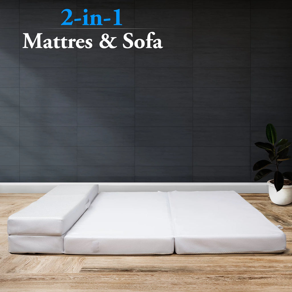 4" Gel Infused Memory Foam Folding Sofa Bed Queen K352
