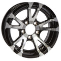 Aluminum Boat Camper Trailer Rim Wheel 5 Lug 13 in. Black T1280