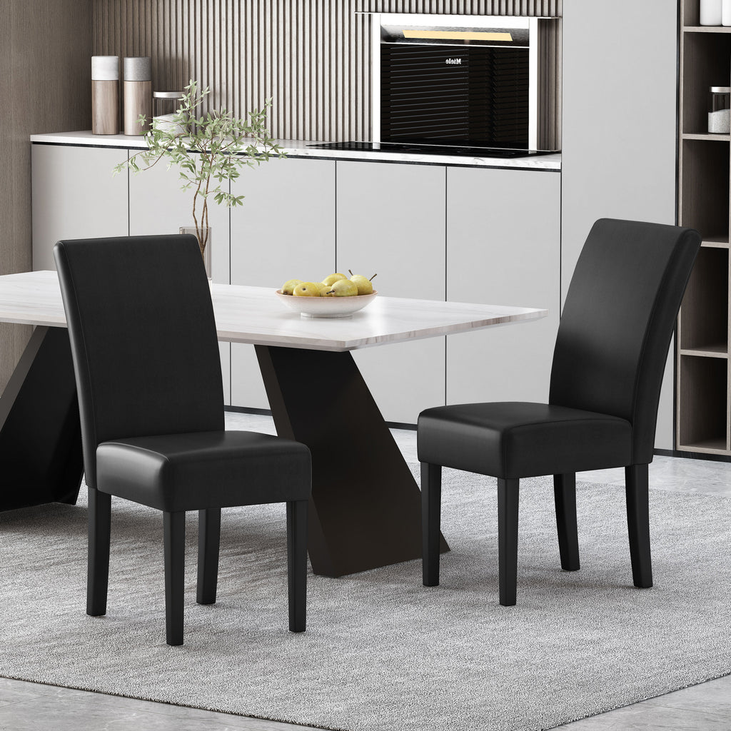 Faux Leather Dining Chairs Set of 2 T94487