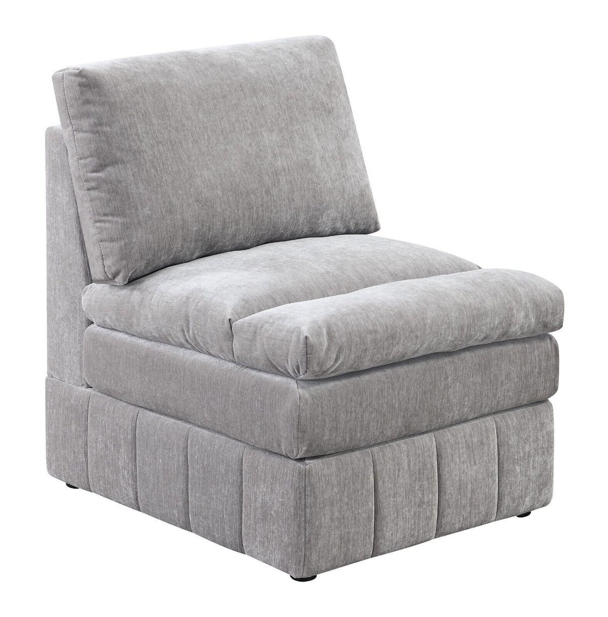 Plush Cushion 5pc Modular Sectional Set X148897