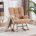Teddy Velvet Rocking Accent Chair C9001