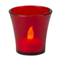 Flared Ruby Glass Votive Holder Pack of 12 N2284