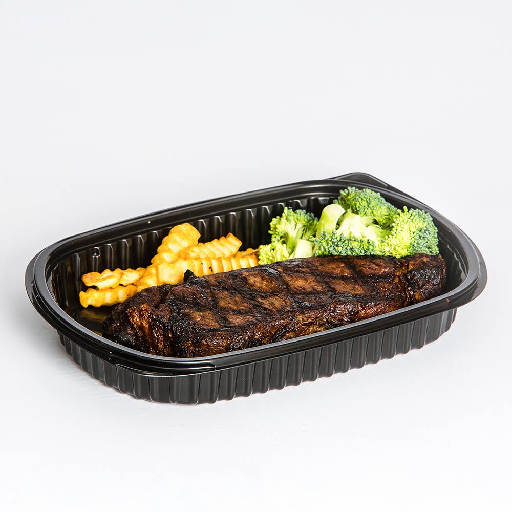 Black 32 oz Polypropylene Food Container X891