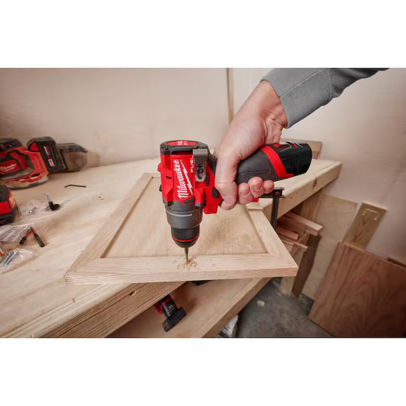 12-Volt Li-Ion Brushless Cordless Hammer Drill and Impact Driver Combo Kit (2-Tool) with Right Angle Drill R734