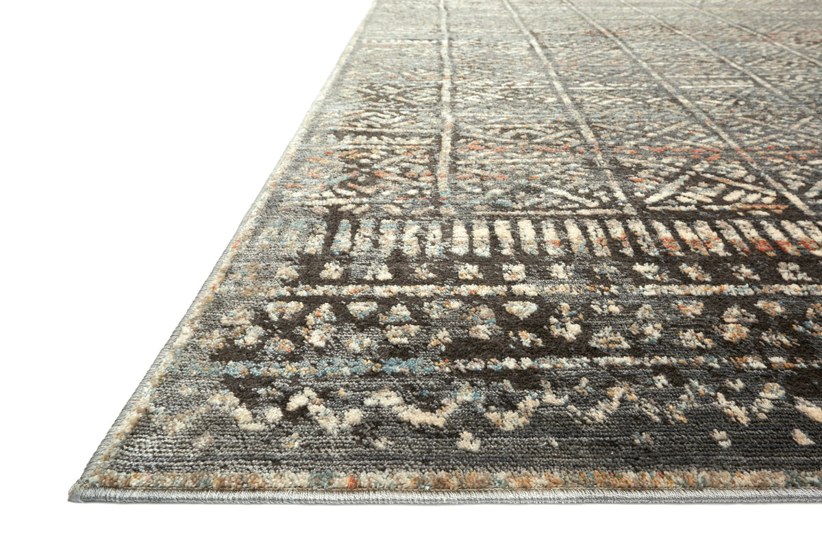 Charcoal Silver Rug 7'10 x 10' H266