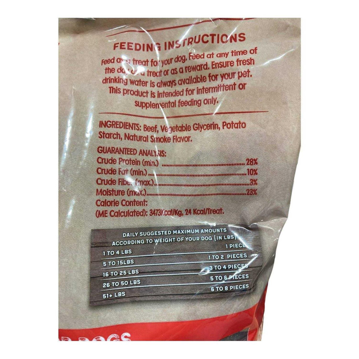 Beef Jerky Dog Treats C126735