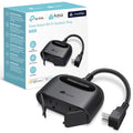 Outdoor Smart Plug with 2 Sockets, Black R9610