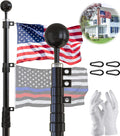 25FT Telescoping Heavy Duty Flag Pole Z7304