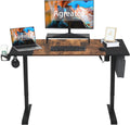Electric Standing Desk Adjustable Height 48x24 Inch Sit Stand Desk S5877