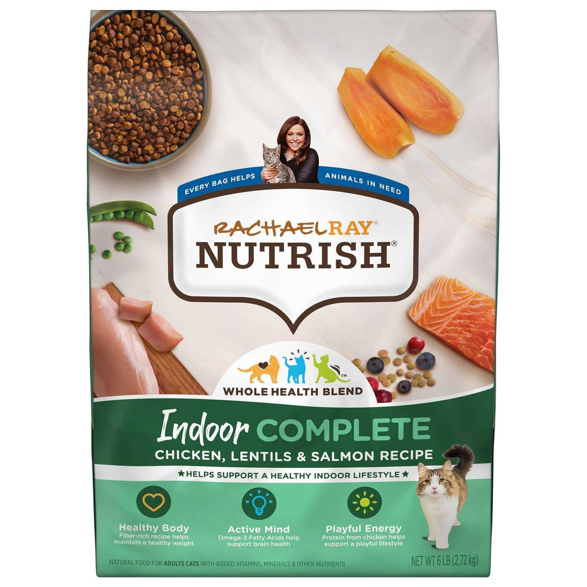Chicken with Lentils & Salmon Dry Cat Food T76132