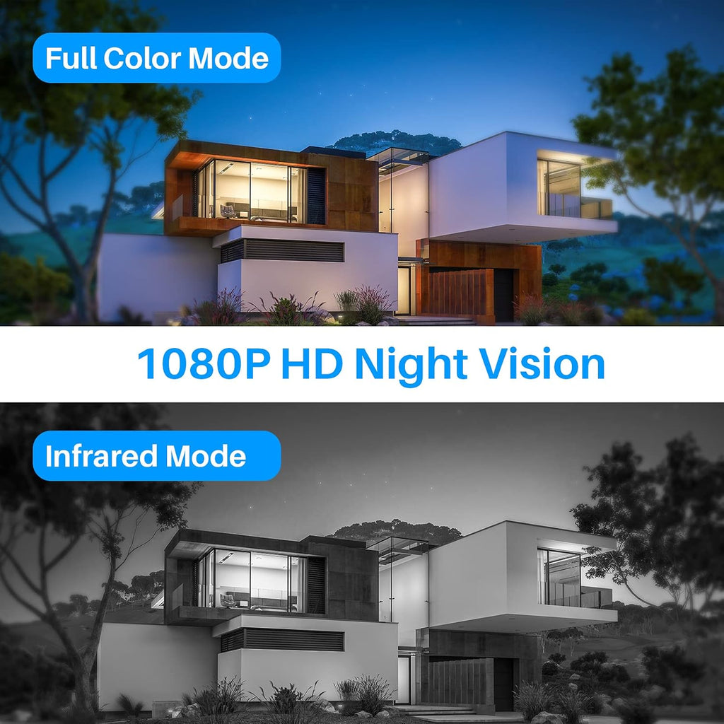 Battery Powered 1080P Solar Security Camera K35105