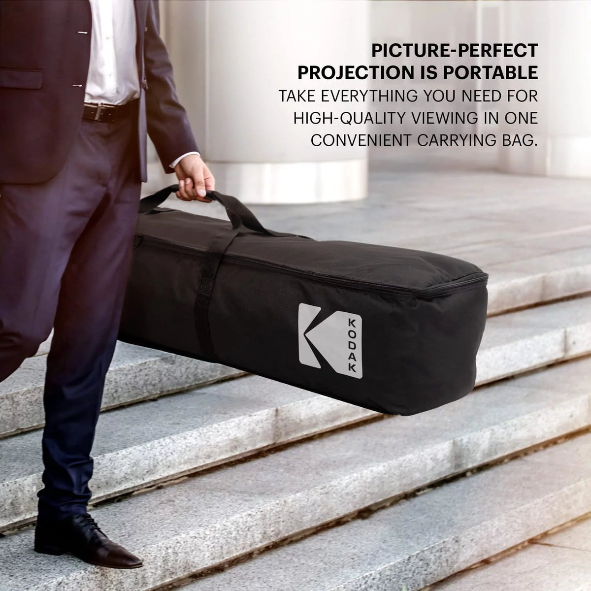 Portable Projector Screen with Stand and Carry Case A42466