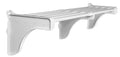 Expandable Shelf with 2 End Brackets White Mini B178