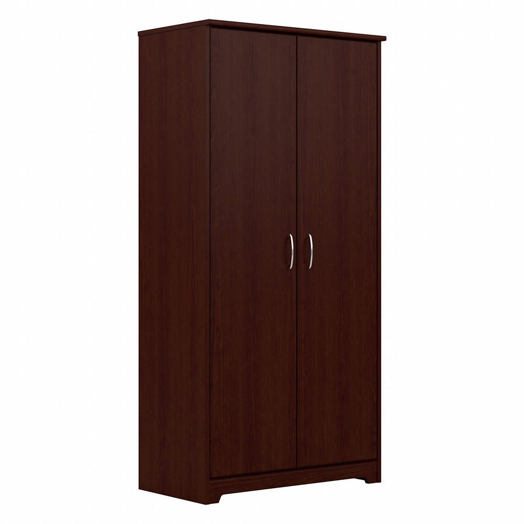Tall Engineered Wood Bathroom Cabinet Q155