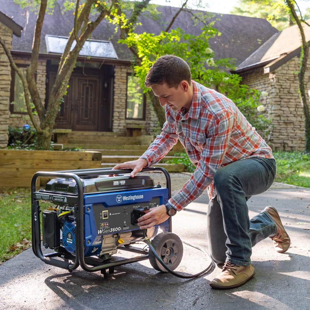 Gas Powered Portable Generator with CO Sensor F135