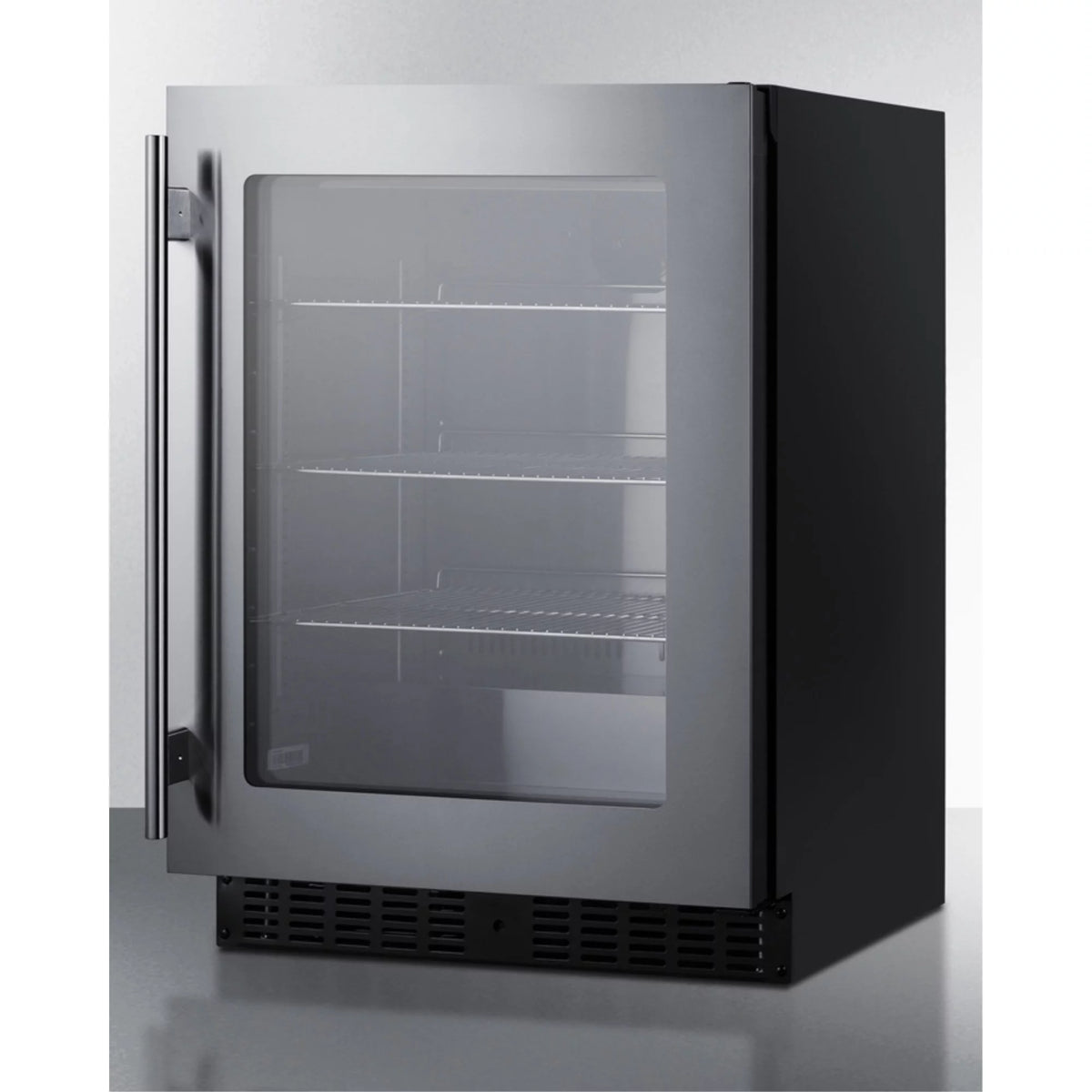 24" Wide 3.25 Cu. Ft. Compact Freezerless Refrigerator Stainless Steel R474