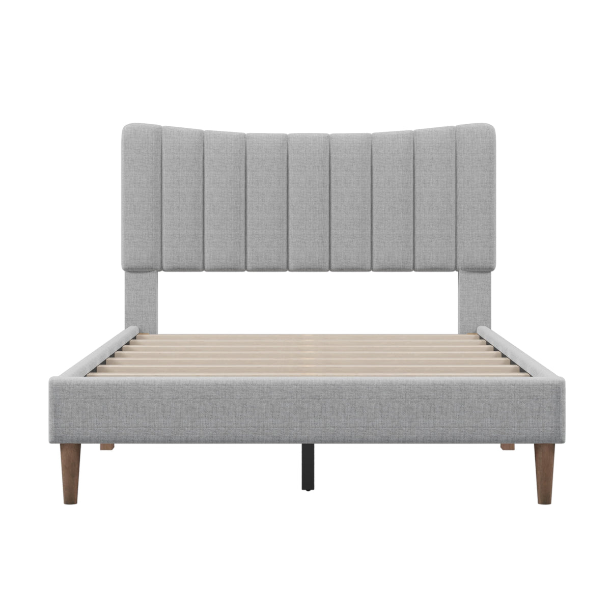 Full Size Upholstered Platform Bed with Headboard Q3488