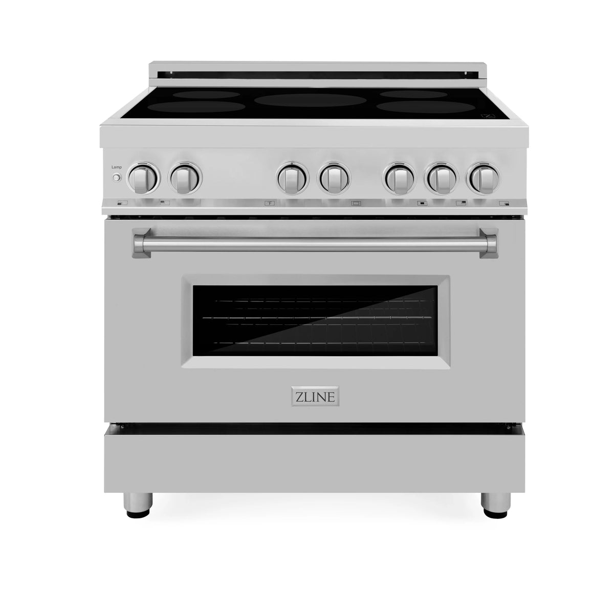 36 4.6 cu. ft. Induction Range with 5 Element Stove and Electric Oven in Stainless Steel V1190